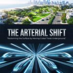 The Arterial Shift: Reclaiming the Surface by Moving Global Trade Underground